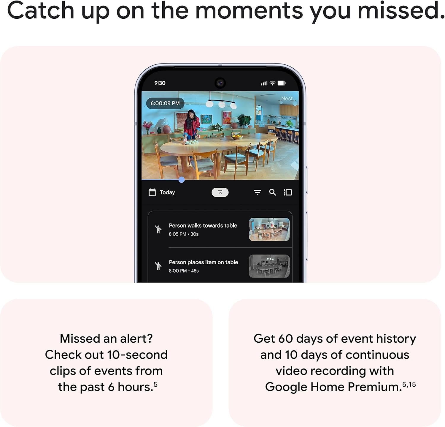 Камера спостереження Google Nest Cam 3 gen (berry) 2K - Зображення 9