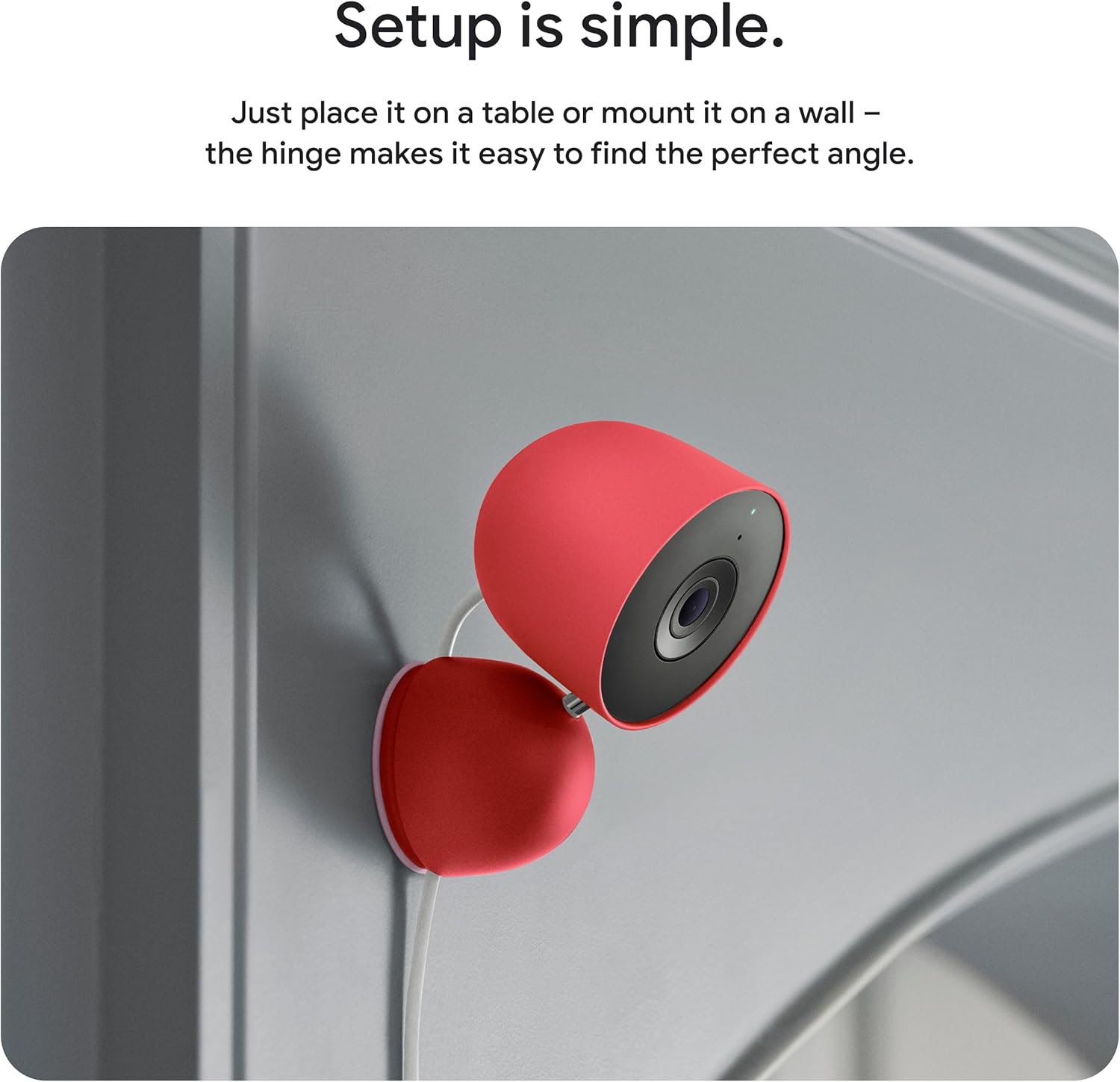 Камера спостереження Google Nest Cam 3 gen (berry) 2K - Зображення 10